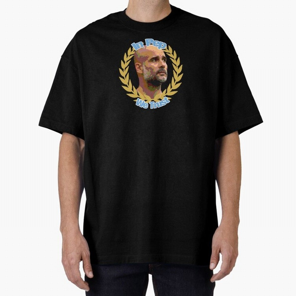 Manchester City - In Pep We Trust Classic T-Shirt Represent the Passion of Global Football Passion for FIFA World Cup 2026 Group Stage, Capturing Messi, Portugal, Spain and Germany, Stadium Memories, Football Loyalty, International Chants and