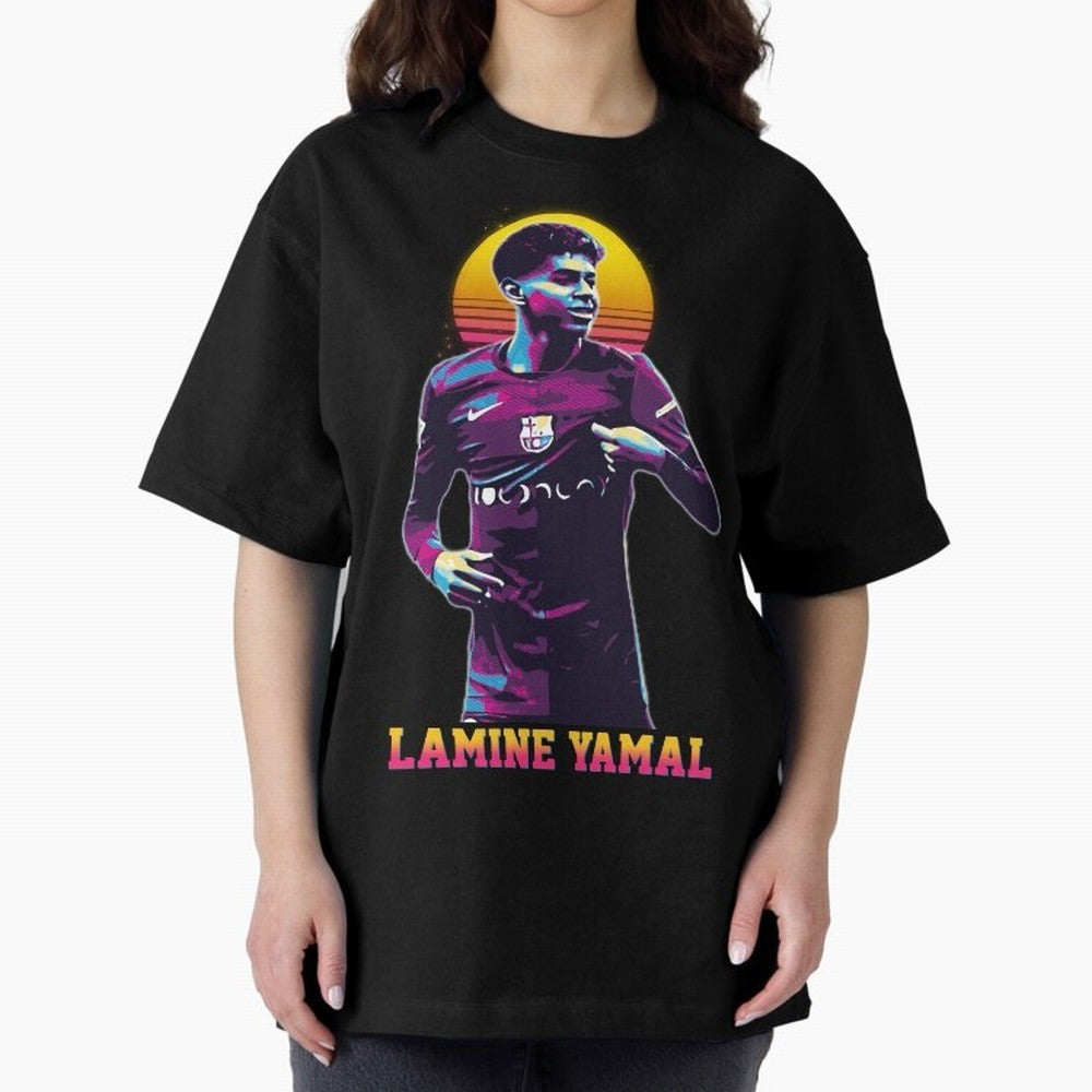 LAMINE YAMAL Oversized T-Shirt Keep Football History Alive during FIFA World Cup 2026 for Fans of Messi and Argentina, France and Brazil, Bringing Champion Mindset, Group Stage Buzz, Knockout Tension and Passionate Fan Culture; Made for Collectors