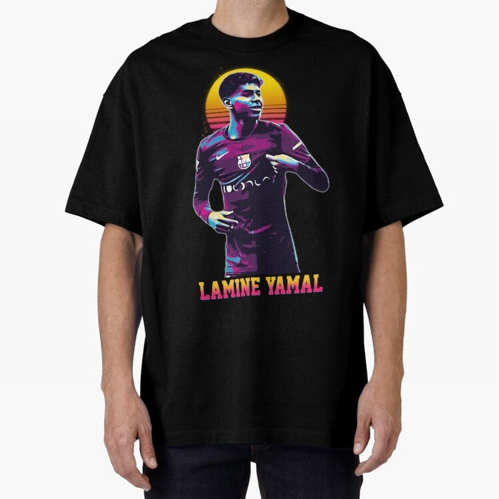 LAMINE YAMAL Oversized T-Shirt Keep Football History Alive during FIFA World Cup 2026 for Fans of Messi and Argentina, France and Brazil, Bringing Champion Mindset, Group Stage Buzz, Knockout Tension and Passionate Fan Culture; Made for Collectors