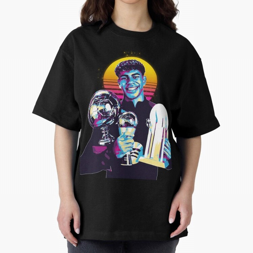 Lamine Yamal young player Classic T-Shirt Stand with the FIFA World Cup 2026 USA Canada Mexico Journey through Neymar, Haaland and Cristiano Ronaldo Highlights, Spain and Netherlands Pride, Retro Football Energy, Iconic Rivalries, Trophy Chase