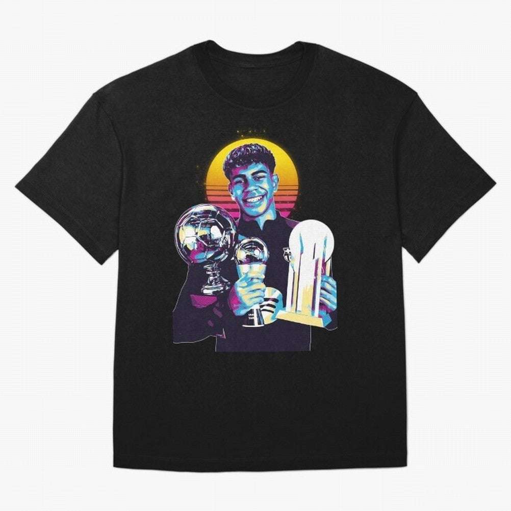 Lamine Yamal young player Classic T-Shirt Stand with the FIFA World Cup 2026 USA Canada Mexico Journey through Neymar, Haaland and Cristiano Ronaldo Highlights, Spain and Netherlands Pride, Retro Football Energy, Iconic Rivalries, Trophy Chase