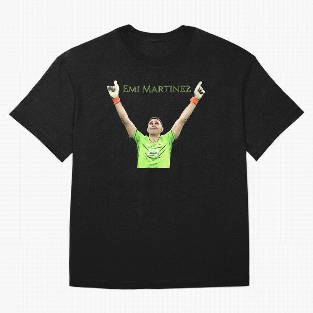 Emi Martinez Classic T-Shirt Show Fan Pride Across Match Day Hype around FIFA World Cup 2026, Mbappe and Neymar, Germany, Retro Football Energy, Iconic Rivalries, Trophy Chase Drama and Stadium Atmosphere; Built for Supporters Chasing Trophy