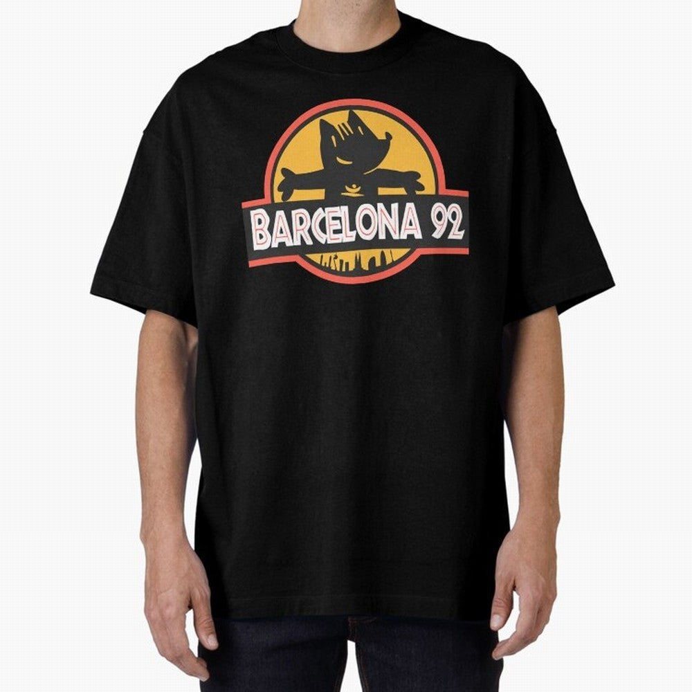 Barcelona 92 Classic T-Shirt Elevate Global Football Passion for FIFA World Cup 2026 Group Stage, Featuring Messi, CR7 and Mbappe, England, Match Day Excitement, Supporter Culture, Golden Goals and Global Football Passion; Perfect for People Who