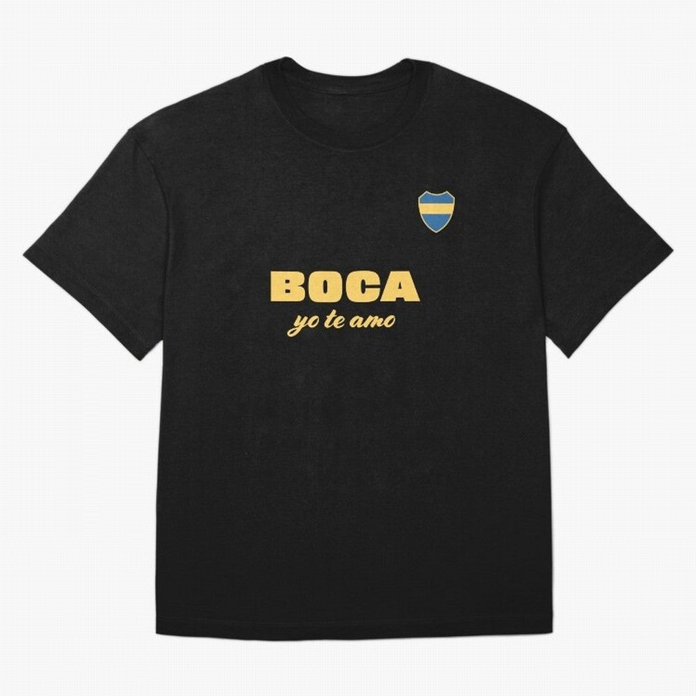 BOCA JUNIORS I LOVE YOU Fitted V-Neck T-Shirt Celebrate Golden Goal Energy in FIFA World Cup 2026 Group Stage for Fans of Cristiano Ronaldo, Haaland and CR7 and England, Bringing Match Day Excitement, Supporter Culture, Golden Goals and Global