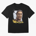 Illustration Ronaldinho Art Classic T-Shirt Spotlight FIFA World Cup 2026 Spirit, Filled with England and Germany, CR7, Retro Football Energy, Iconic Rivalries, Trophy Chase Drama and Stadium Atmosphere; Perfect for Supporters Who Want Bold