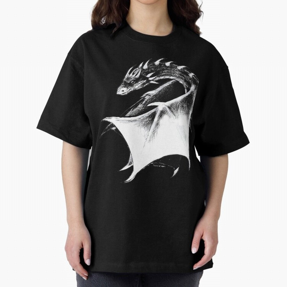 RED DRAGON Oversized T-Shirt Capture Stadium Memories from Match Day Hype around FIFA World Cup 2026 USA Canada Mexico, Haaland, Argentina, Fan Favorite Moments, National Team Passion, Big Match Drama and Soccer History; Perfect for People Who Love