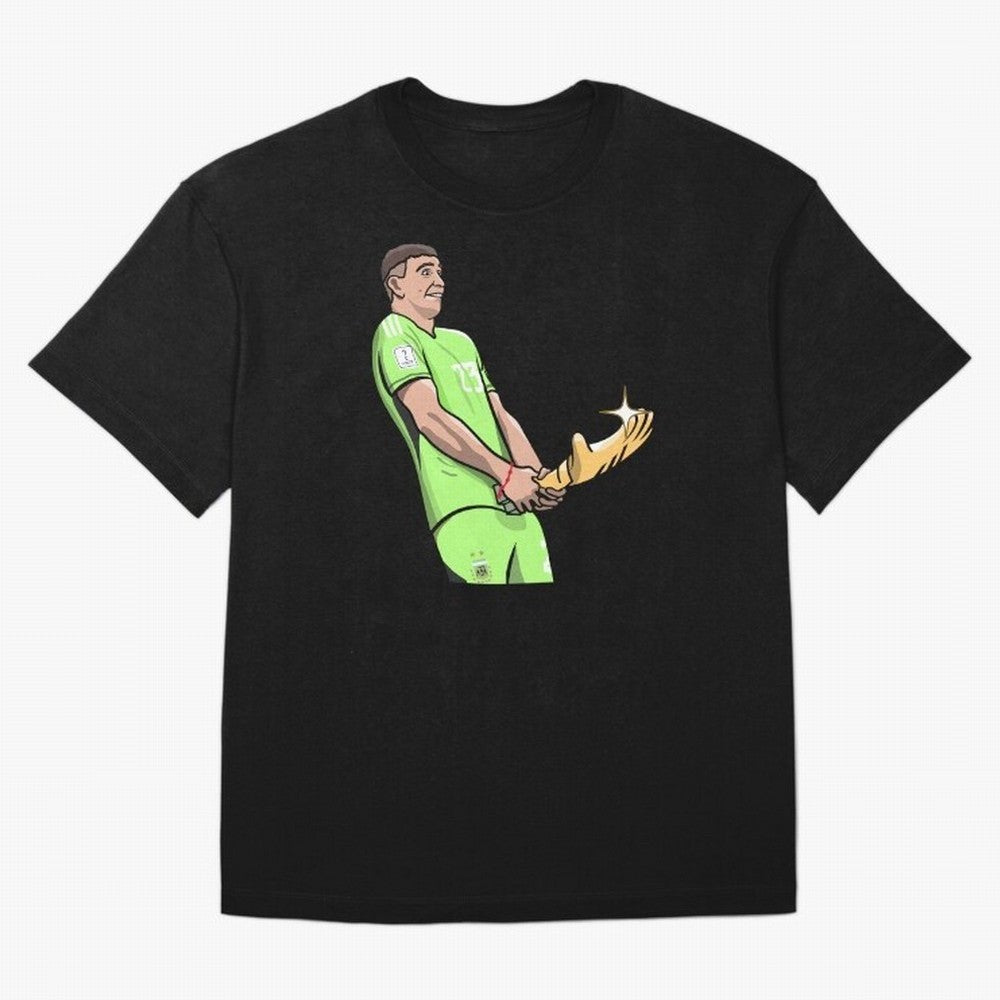 Emi Martinez the Savior Golden Glove Essential T-Shirt Represent Football Lovers during Global Football Passion for FIFA World Cup 2026, Filled with Mbappe and Neymar, Portugal, Spain and Germany, Champion Mindset, Group Stage Buzz, Knockout