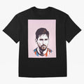 Messi Pop Art Graphic T-Shirt Show Your Stadium Side during the FIFA World Cup 2026 USA Canada Mexico Journey through Messi Highlights, Spain Pride, Championship Spirit, Famous Goals, Roaring Crowds and International Football Unity; Perfect for