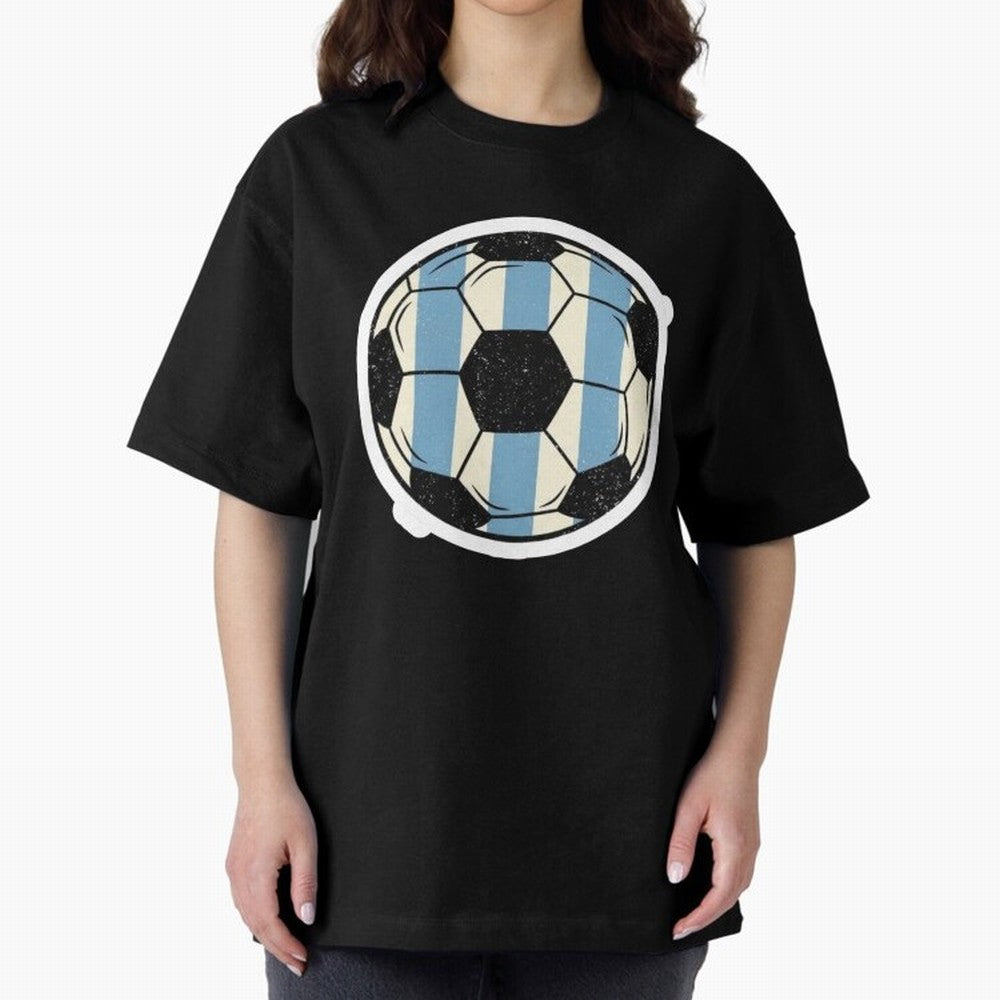 Soccer ball sticker || Buenos Aires Vibes Premium T-Shirt Celebrate Football Dreams Across FIFA World Cup 2026 USA Canada Mexico for Fans of Messi, CR7 and Mbappe and Portugal, Bringing Fan Favorite Moments, National Team Passion, Big Match Drama