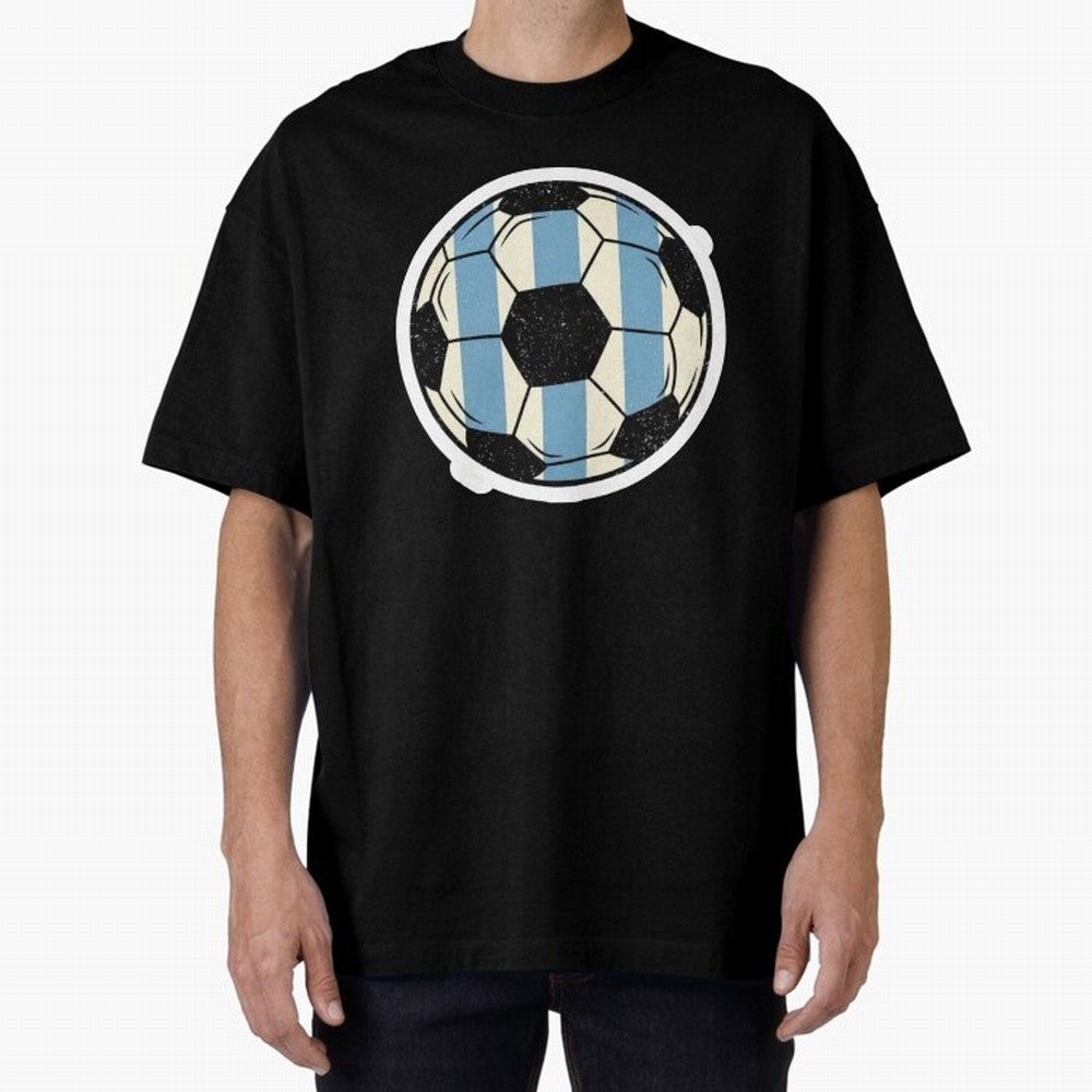 Soccer ball sticker || Buenos Aires Vibes Premium T-Shirt Celebrate Football Dreams Across FIFA World Cup 2026 USA Canada Mexico for Fans of Messi, CR7 and Mbappe and Portugal, Bringing Fan Favorite Moments, National Team Passion, Big Match Drama