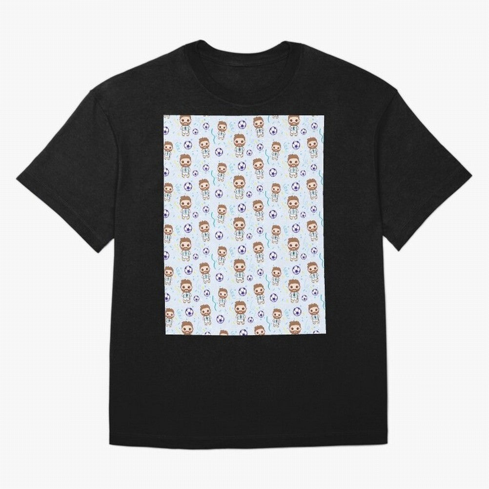Football Player Pattern Graphic T-Shirt Bring Home the FIFA World Cup 2026 USA Canada Mexico Journey through Messi, CR7 and Mbappe Highlights, France Pride, Football History, Final Match Energy, Crowd Noise and Once in a Lifetime Moments; Made for