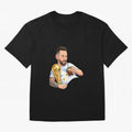 Messi drinking mate and his World Cup trophy Graphic T-Shirt Mark the FIFA World Cup 2026 USA Canada Mexico Journey through Mbappe and Neymar Highlights, Netherlands Pride, Vintage Soccer Flavor, Modern Football Stars, National Flags and Final