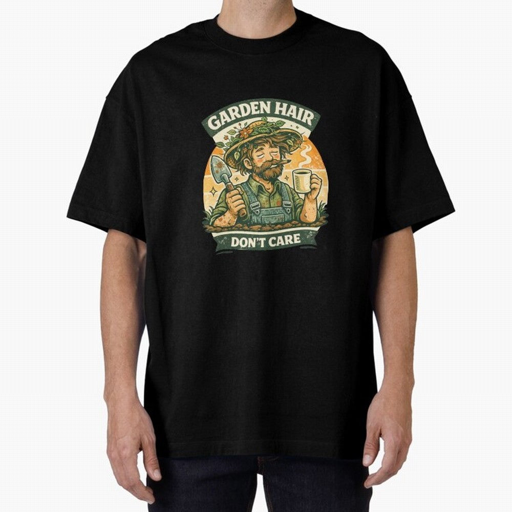 Garden Hair Don't Care - Funny Retro Gardener for Men Classic T-Shirt Represent Global Football Passion for FIFA World Cup 2026, Made for Messi, Neymar and Mbappe, Argentina, Tournament Hype, Historic Matchups, Family Viewing Parties and Global