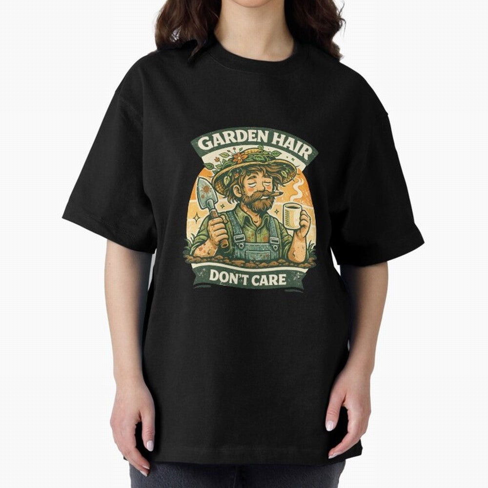 Garden Hair Don't Care - Funny Retro Gardener for Men Classic T-Shirt Represent Global Football Passion for FIFA World Cup 2026, Made for Messi, Neymar and Mbappe, Argentina, Tournament Hype, Historic Matchups, Family Viewing Parties and Global