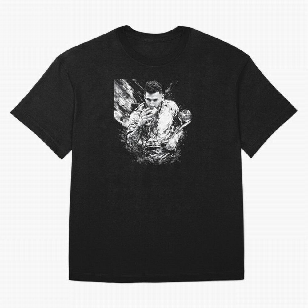 Eternal Glory ¨C Inked Champion Tribute Messi Premium T-Shirt Represent Match Day Hype around FIFA World Cup 2026 USA Canada Mexico, Messi and Cristiano Ronaldo, France, Tournament Hype, Historic Matchups, Family Viewing Parties and Global Sports