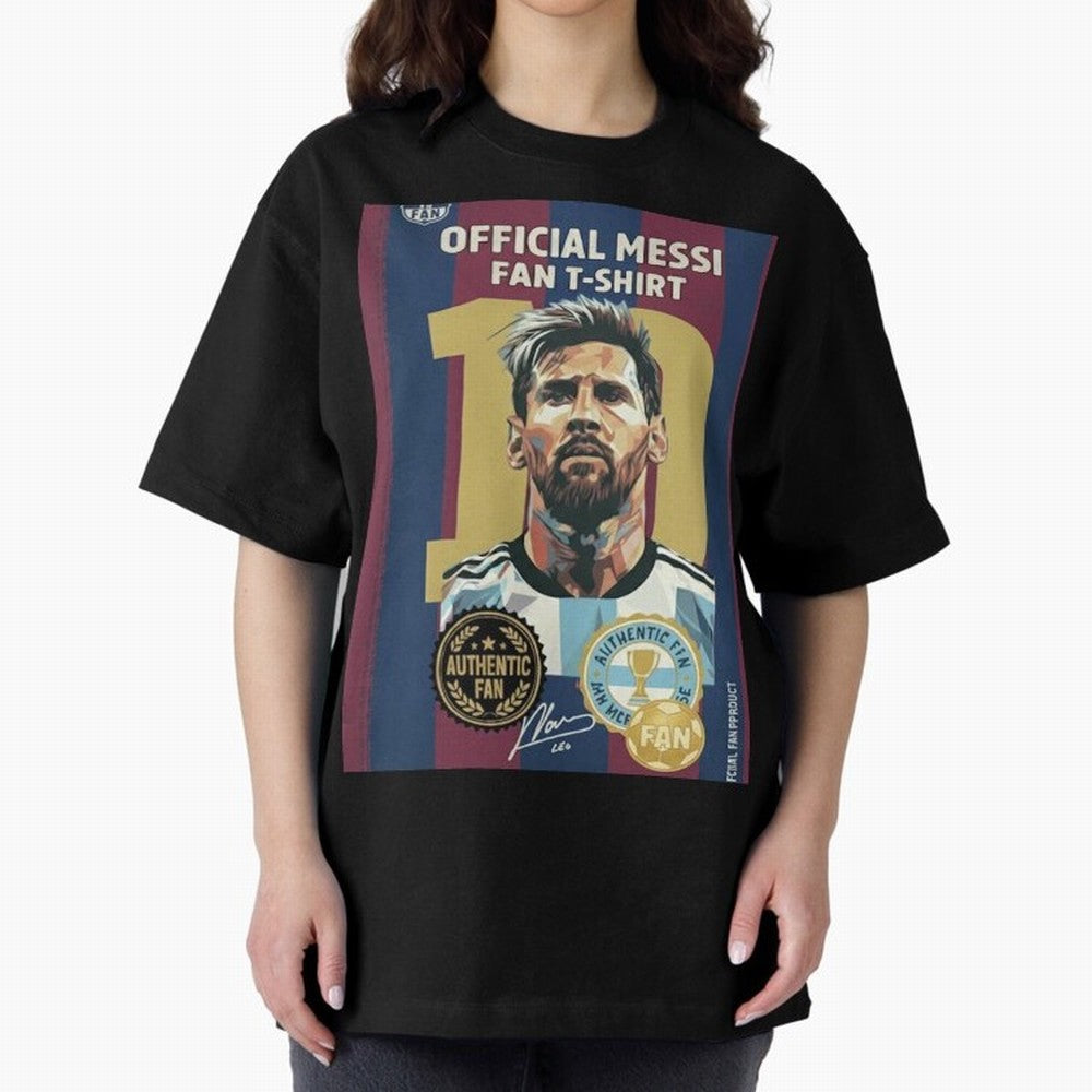 MESSI FAN TSHRT Premium T-Shirt Wear the Spirit of Global Football Passion for FIFA World Cup 2026 USA Canada Mexico, Centered on Messi and Cristiano Ronaldo, France and Portugal, Football Passion, Legendary Performances, Festival Vibes and