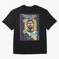 MESSI FAN TSHRT Premium T-Shirt Wear the Spirit of Global Football Passion for FIFA World Cup 2026 USA Canada Mexico, Centered on Messi and Cristiano Ronaldo, France and Portugal, Football Passion, Legendary Performances, Festival Vibes and