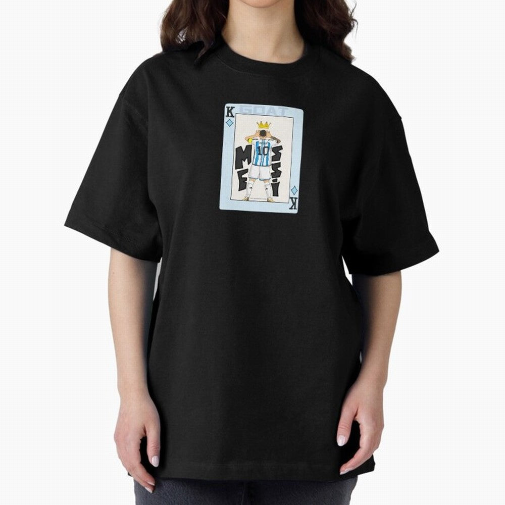 Deck of cards Messi Premium T-Shirt Bring a Vintage Feel to Match Day Hype around FIFA World Cup 2026 USA Canada Mexico, Cristiano Ronaldo, Haaland and CR7, Spain and Netherlands, Classic Soccer Heritage, Championship Pressure, Fan Loyalty and