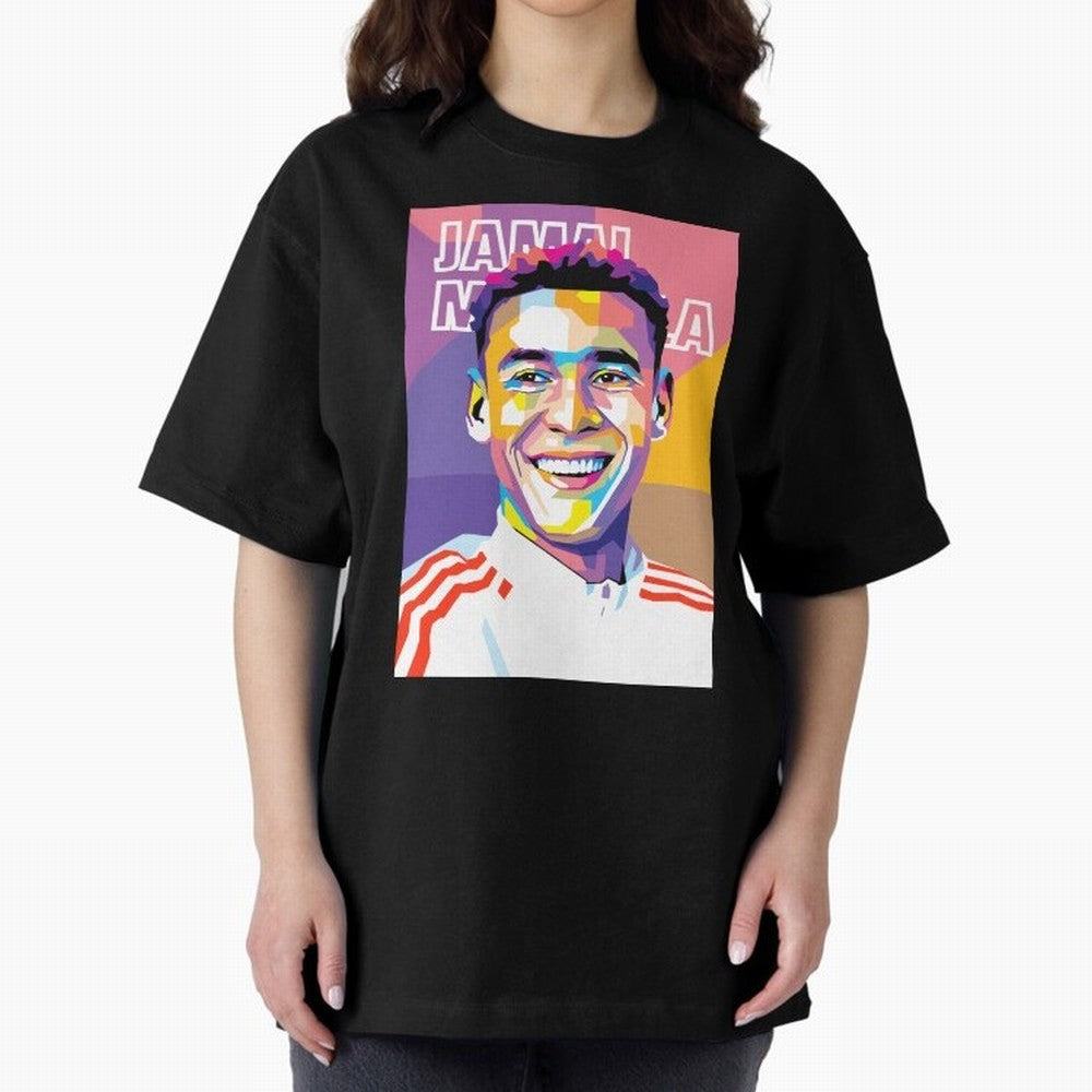 Jamal Musiala in WPAP Style Essential T-Shirt Celebrate Football Dreams Across the FIFA World Cup 2026 Group Stage Journey through Mbappe and Neymar Highlights, Spain Pride, Classic Soccer Heritage, Championship Pressure, Fan Loyalty and