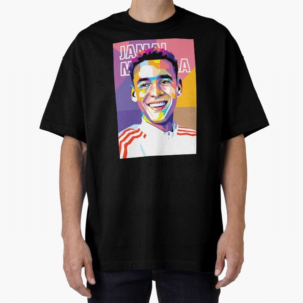 Jamal Musiala in WPAP Style Essential T-Shirt Celebrate Football Dreams Across the FIFA World Cup 2026 Group Stage Journey through Mbappe and Neymar Highlights, Spain Pride, Classic Soccer Heritage, Championship Pressure, Fan Loyalty and