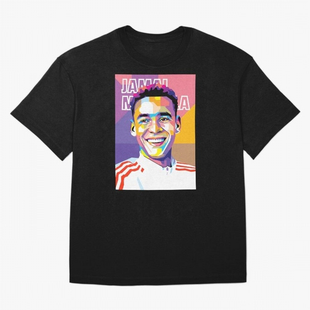 Jamal Musiala in WPAP Style Essential T-Shirt Celebrate Football Dreams Across the FIFA World Cup 2026 Group Stage Journey through Mbappe and Neymar Highlights, Spain Pride, Classic Soccer Heritage, Championship Pressure, Fan Loyalty and