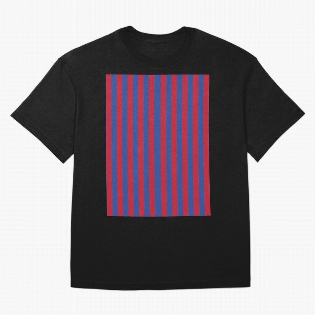 Red and blue stripes sports pattern Graphic T-Shirt Celebrate Every Goal in FIFA World Cup 2026 Group Stage for Fans of CR7 and Messi and Argentina and Brazil, Bringing Goal Celebration Energy, Supporter Heritage, Football Icons and Worldwide