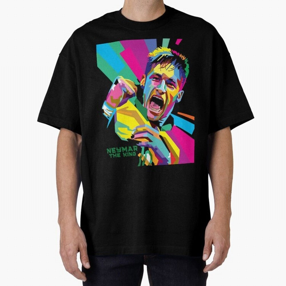Neymar The King Design Classic T-Shirt Capture Stadium Memories from FIFA World Cup 2026 USA Canada Mexico Spirit, Capturing Germany, Messi and Cristiano Ronaldo, Soccer Culture, Superstar Moments, National Team Dreams and Competitive Fire; Ideal