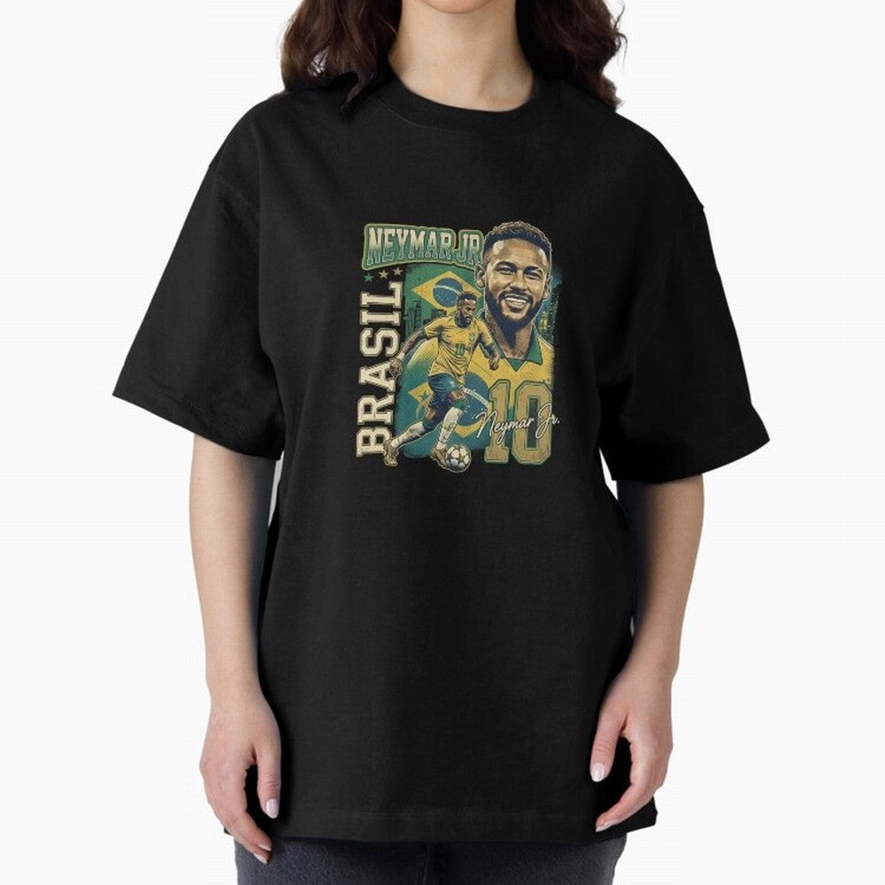 Neymar Jr Brazil Vintage Essential T-Shirt Elevate Match Day Hype around FIFA World Cup 2026 Group Stage, Mbappe and Neymar, England, Classic Soccer Heritage, Championship Pressure, Fan Loyalty and International Pride; Made for Collectors Who Enjoy