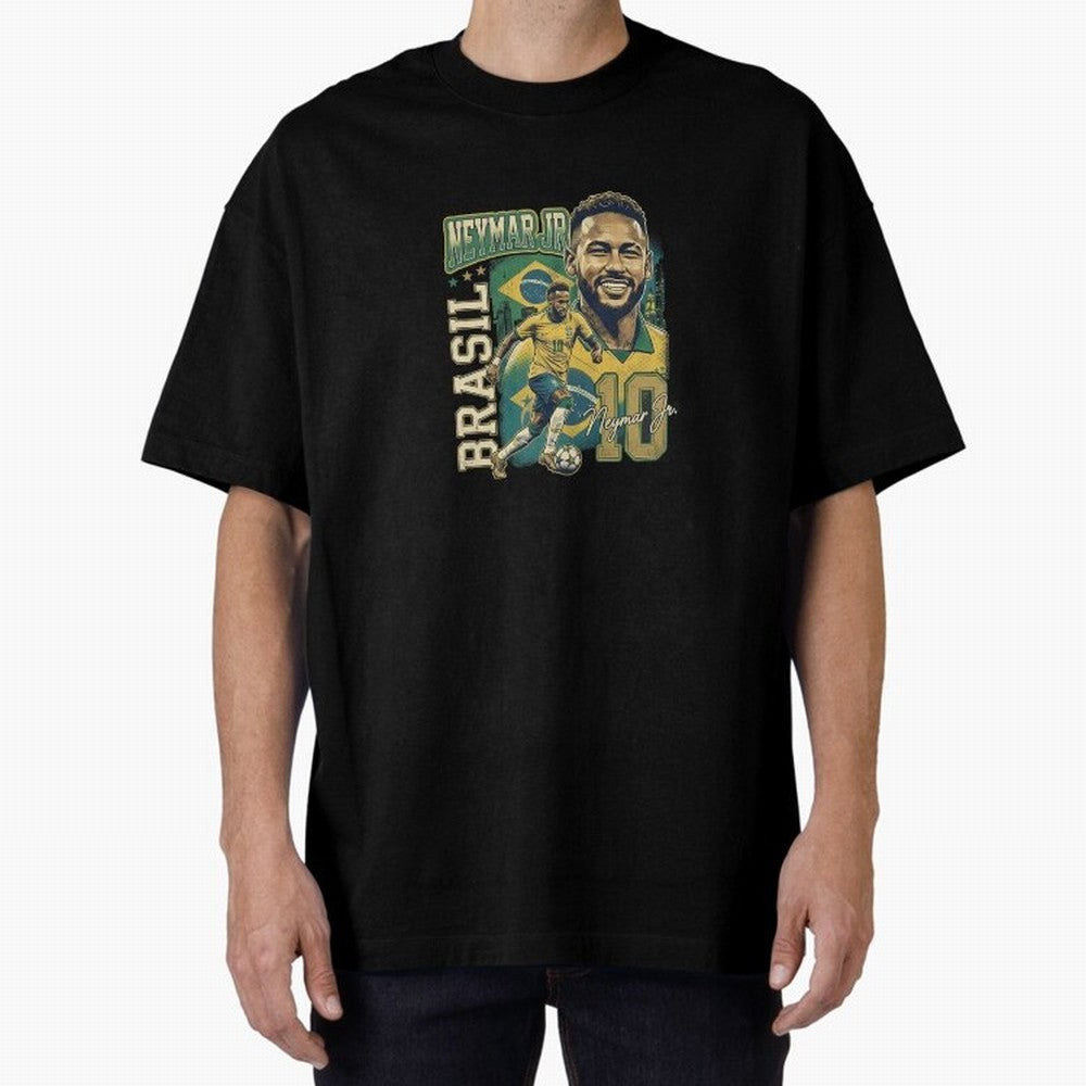 Neymar Jr Brazil Vintage Essential T-Shirt Elevate Match Day Hype around FIFA World Cup 2026 Group Stage, Mbappe and Neymar, England, Classic Soccer Heritage, Championship Pressure, Fan Loyalty and International Pride; Made for Collectors Who Enjoy