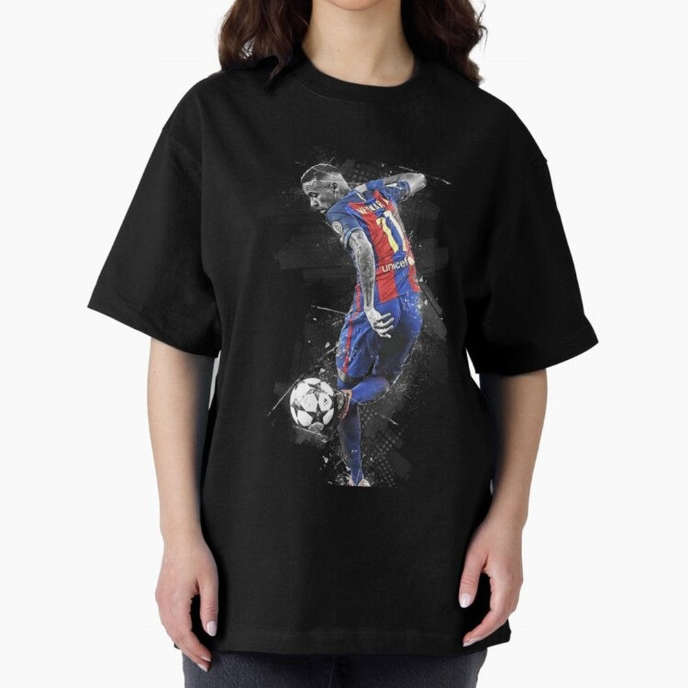 Neymar Neymar Jr Oversized T-Shirt Celebrate the Magic of Match Day Hype around FIFA World Cup 2026, Messi, France, Worldwide Fan Energy, Dramatic Goals, Stadium Lights and Championship Celebrations; Great for Supporters Who Love Legendary Players,