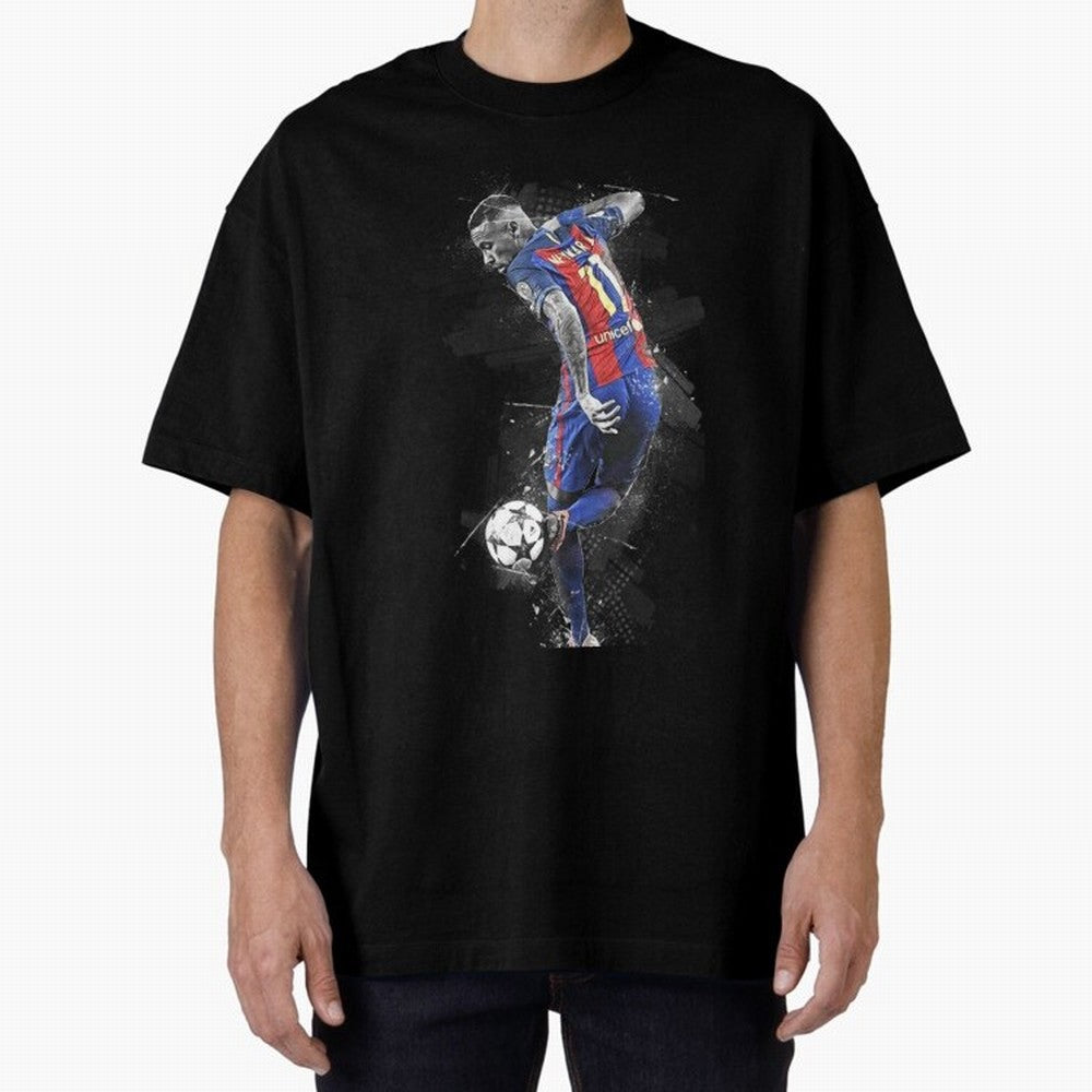 Neymar Neymar Jr Oversized T-Shirt Celebrate the Magic of Match Day Hype around FIFA World Cup 2026, Messi, France, Worldwide Fan Energy, Dramatic Goals, Stadium Lights and Championship Celebrations; Great for Supporters Who Love Legendary Players,