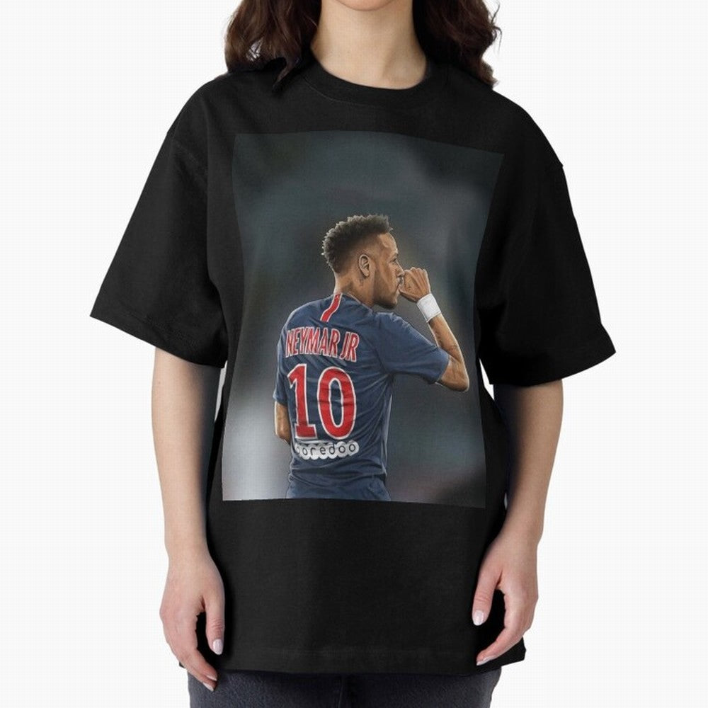 Neymar Watercolor Art Oversized T-Shirt Spotlight FIFA World Cup 2026 Group Stage with Haaland, Netherlands Energy, Retro Football Energy, Iconic Rivalries, Trophy Chase Drama and Stadium Atmosphere; Built for Supporters Chasing Trophy Dreams,
