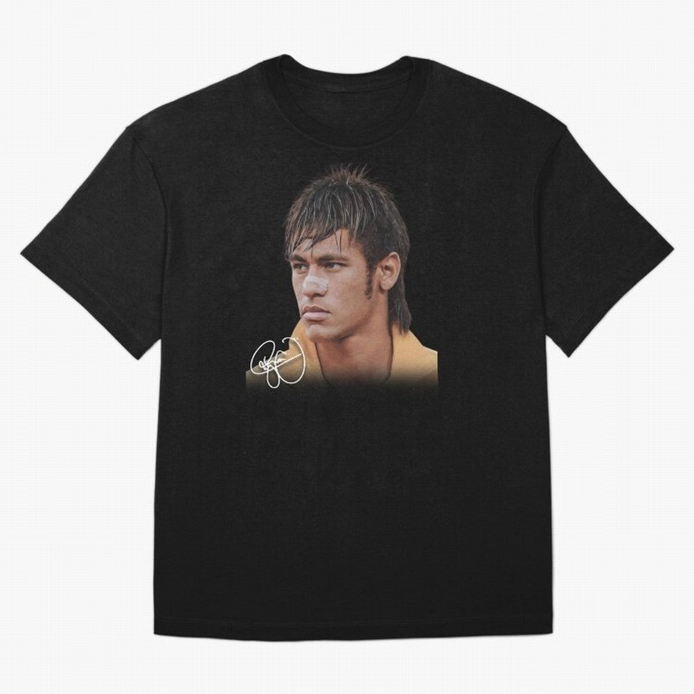Young Neymar Jr T-Shirt | Big Face Young Neymar Classic T-Shirt Make Memories around FIFA World Cup 2026 USA Canada Mexico Capturing Messi, Neymar and Mbappe, Argentina, France and Brazil Energy, Global Supporter Spirit, Legendary Goals, National