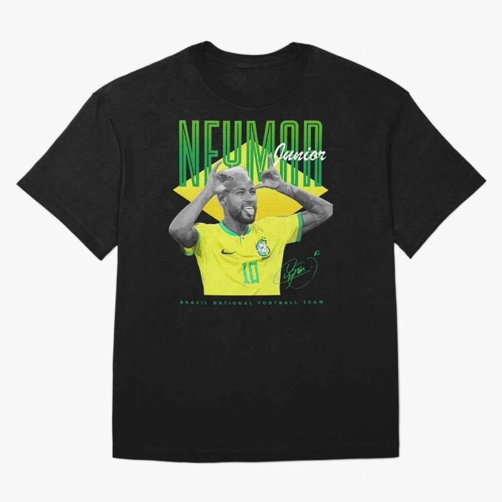 Neymar Jr. Oversized T-Shirt Back Your Heroes with FIFA World Cup 2026 for Fans of Haaland and Mbappe and Spain and Netherlands, Bringing Stadium Memories, Football Loyalty, International Chants and Championship Tradition; Great for Watch Parties,