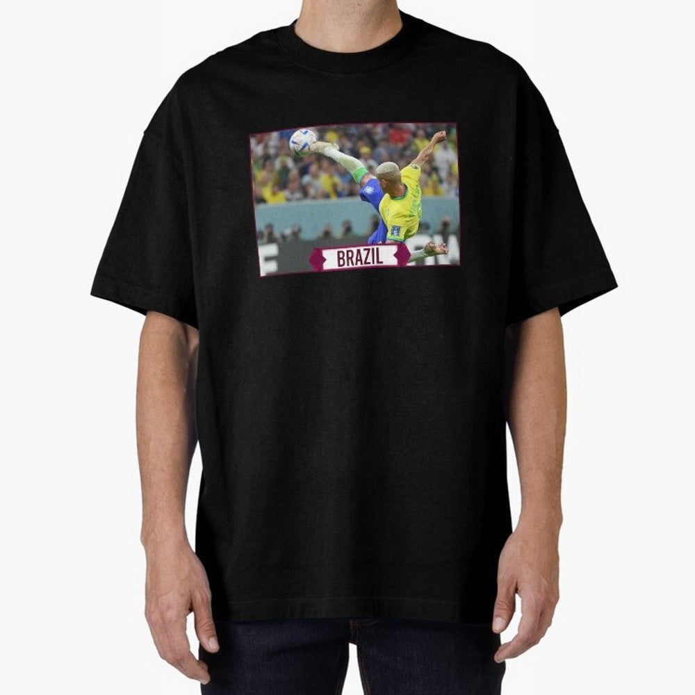 Brazil World Cup Classic T-Shirt Represent the Passion of Global Football Passion for FIFA World Cup 2026 Group Stage, Built around Messi, Portugal, Spain and Germany, Vintage Soccer Flavor, Modern Football Stars, National Flags and Final Night