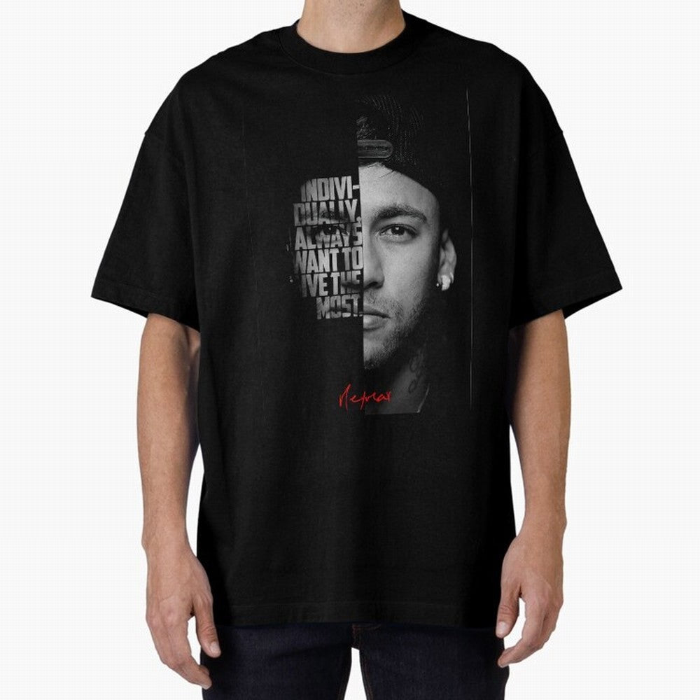 Black and white Neymar Jr quote. Classic T-Shirt Show Match Day Excitement for FIFA World Cup 2026 for Fans of Cristiano Ronaldo, Haaland and CR7 and Brazil, Bringing Tournament Hype, Historic Matchups, Family Viewing Parties and Global Sports