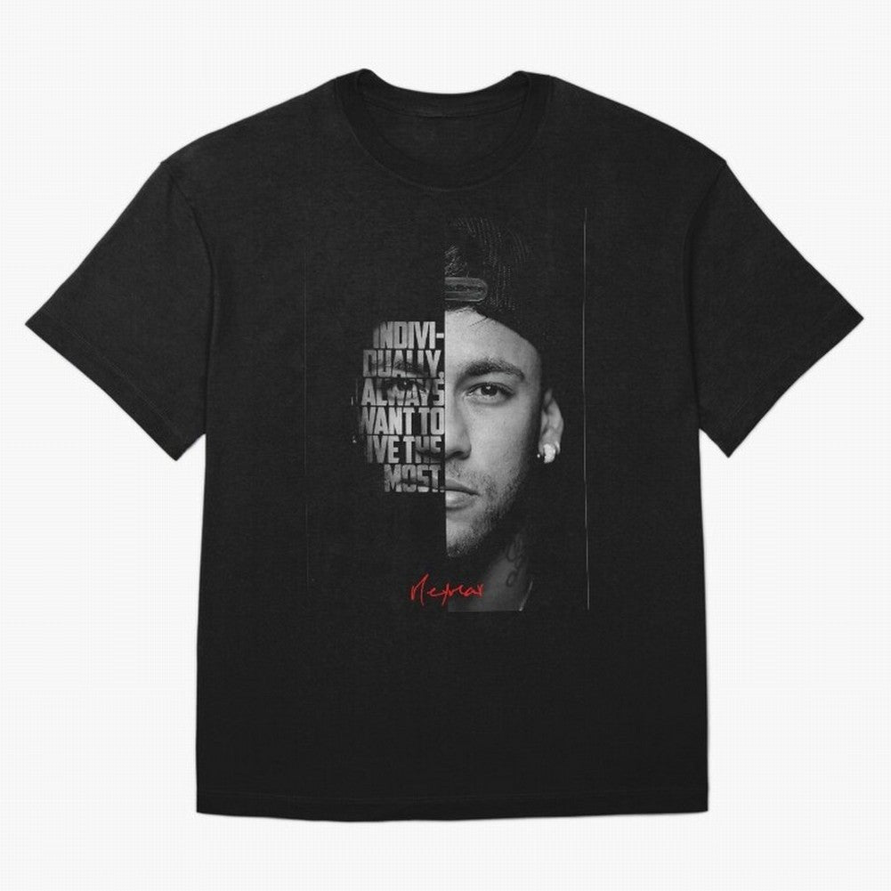 Black and white Neymar Jr quote. Classic T-Shirt Show Match Day Excitement for FIFA World Cup 2026 for Fans of Cristiano Ronaldo, Haaland and CR7 and Brazil, Bringing Tournament Hype, Historic Matchups, Family Viewing Parties and Global Sports