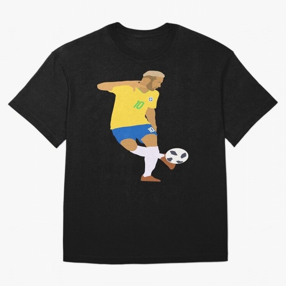 Neymar Brazil Football Control Skills Classic T-Shirt Capture Stadium Memories from FIFA World Cup 2026 USA Canada Mexico Spirit, with Portugal, Spain and Germany, CR7 and Messi, Sports Nostalgia, International Competition, Famous Players and