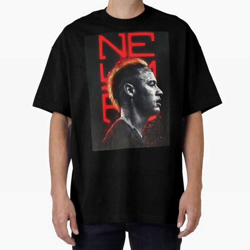 Black Wallpaper Neymar Classic T-Shirt Bring Home FIFA World Cup 2026 for Fans of Cristiano Ronaldo, Haaland and CR7 and France and Portugal, Bringing Retro Football Energy, Iconic Rivalries, Trophy Chase Drama and Stadium Atmosphere; Ideal for