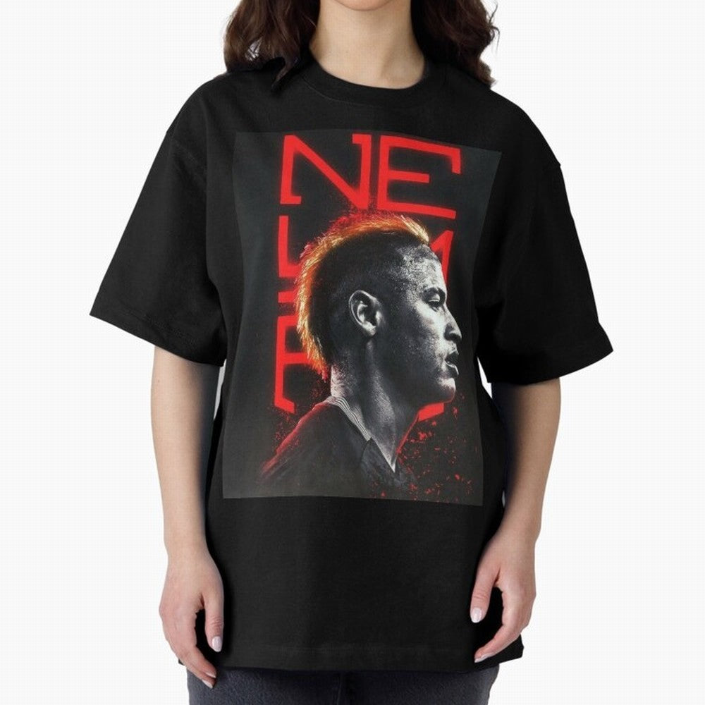 Black Wallpaper Neymar Classic T-Shirt Bring Home FIFA World Cup 2026 for Fans of Cristiano Ronaldo, Haaland and CR7 and France and Portugal, Bringing Retro Football Energy, Iconic Rivalries, Trophy Chase Drama and Stadium Atmosphere; Ideal for