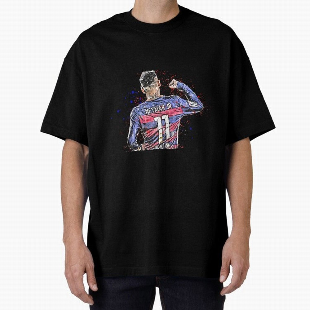 Neymar Classic T-Shirt Carry the Dream of Match Day Hype around FIFA World Cup 2026 USA Canada Mexico, Haaland, Spain and Netherlands, Vintage Soccer Flavor, Modern Football Stars, National Flags and Final Night Emotion; Great for Watch Parties,