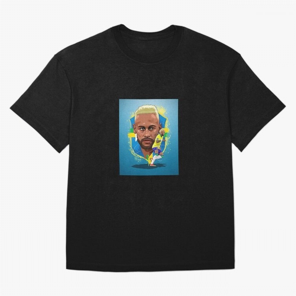 neymar jr al nassr Oversized T-Shirt Capture FIFA World Cup 2026 Group Stage Highlighting Cristiano Ronaldo, Portugal, Spain and Germany Energy, Championship Spirit, Famous Goals, Roaring Crowds and International Football Unity; Great for