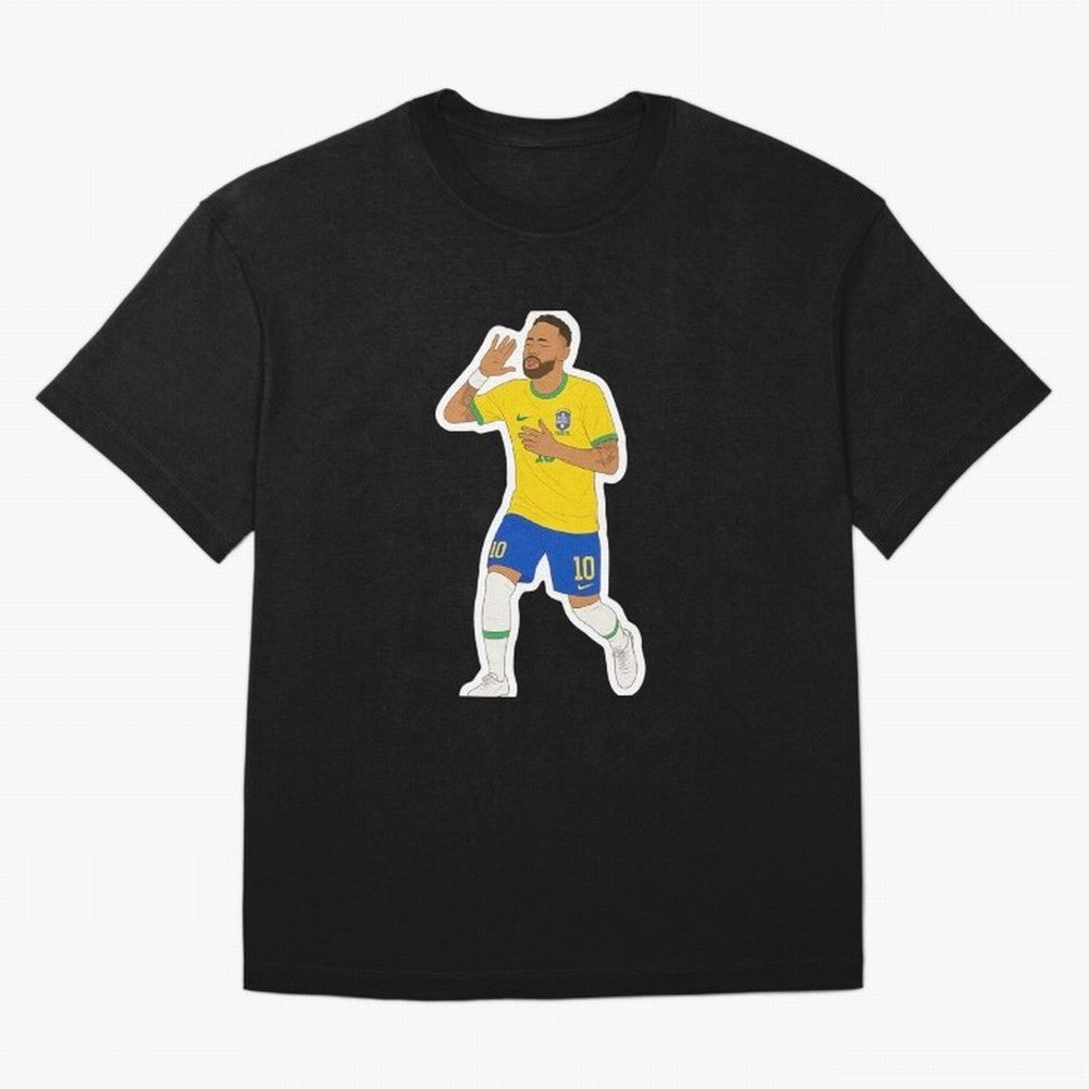 Neymar Jr Oversized T-Shirt Support Your Favorite Stars during Match Day Hype around FIFA World Cup 2026, Messi, England, France and Netherlands, Vintage Soccer Flavor, Modern Football Stars, National Flags and Final Night Emotion; Built for