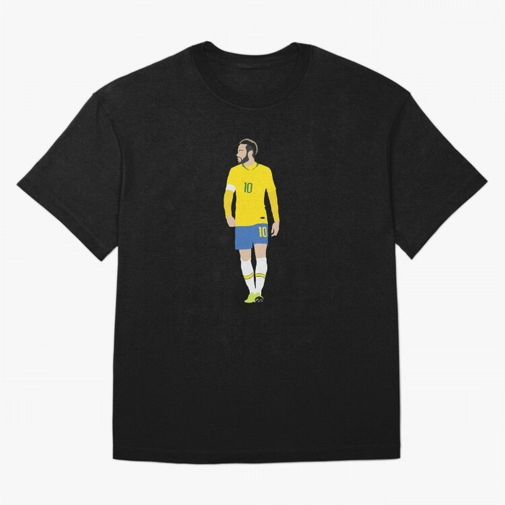 neymar brazil Oversized T-Shirt Celebrate the Magic of Global Football Passion for FIFA World Cup 2026 USA Canada Mexico, Capturing Neymar, Germany, Vintage Soccer Flavor, Modern Football Stars, National Flags and Final Night Emotion; Great for