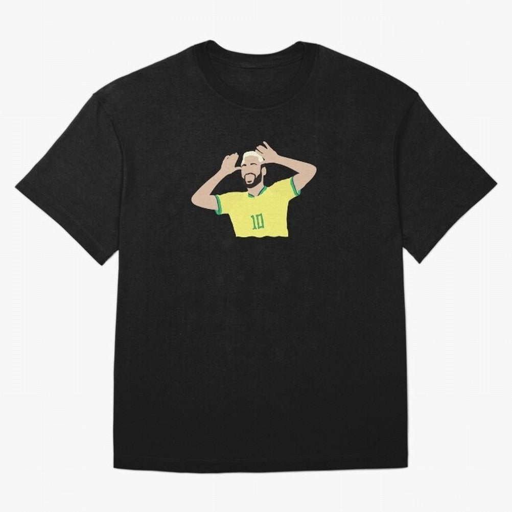 neymar cute vector Oversized T-Shirt Follow the Final Road of FIFA World Cup 2026 with CR7, Argentina, France and Brazil Energy, Classic Soccer Heritage, Championship Pressure, Fan Loyalty and International Pride; Great for Watch Parties, Sports