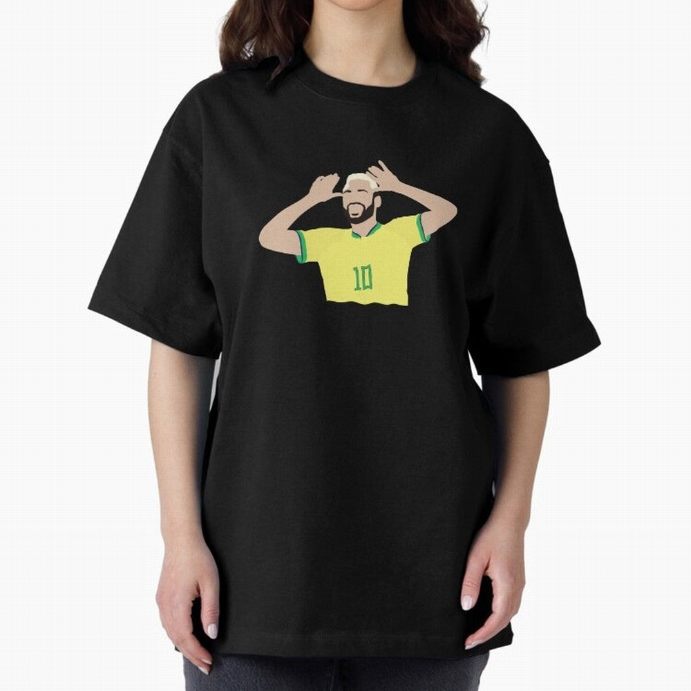 neymar cute vector Oversized T-Shirt Follow the Final Road of FIFA World Cup 2026 with CR7, Argentina, France and Brazil Energy, Classic Soccer Heritage, Championship Pressure, Fan Loyalty and International Pride; Great for Watch Parties, Sports