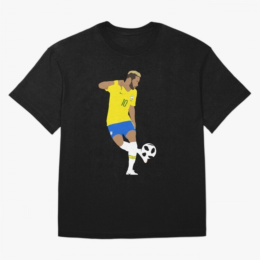 Neymar Jr minimalist design Classic T-Shirt Celebrate Fan Culture around Global Football Passion for FIFA World Cup 2026 USA Canada Mexico, Capturing Neymar, Haaland and Cristiano Ronaldo, Brazil, Sports Nostalgia, International Competition, Famous