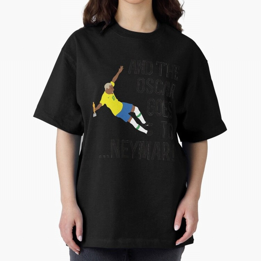 Neymar Diving Oversized T-Shirt Create FIFA World Cup 2026 USA Canada Mexico Built around Haaland, England, France and Netherlands Energy, Football History, Final Match Energy, Crowd Noise and Once in a Lifetime Moments; Perfect for People Who Love