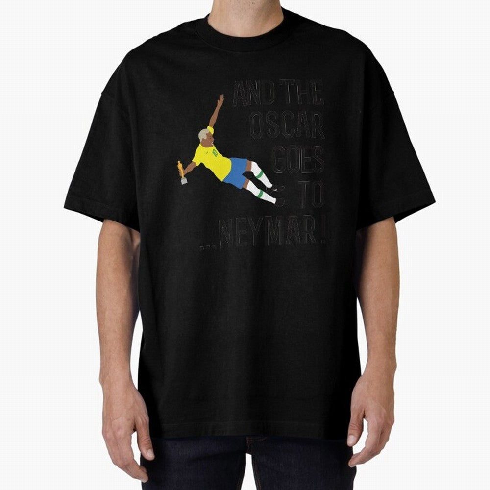Neymar Diving Oversized T-Shirt Create FIFA World Cup 2026 USA Canada Mexico Built around Haaland, England, France and Netherlands Energy, Football History, Final Match Energy, Crowd Noise and Once in a Lifetime Moments; Perfect for People Who Love
