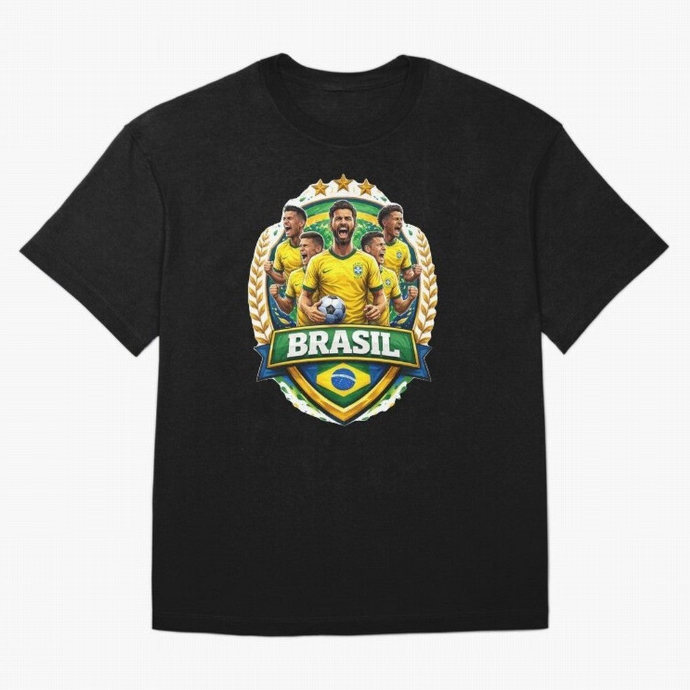 Brazil Football National Team Pride- Brazil Soccer Graphics Classic T-Shirt Make Every Kick Count in FIFA World Cup 2026 Spirit, Built around England, France and Netherlands, CR7, Soccer Culture, Superstar Moments, National Team Dreams and